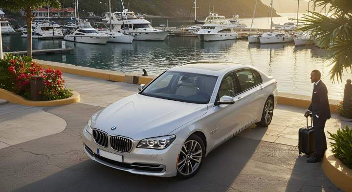 Transferts depuis/vers aéroports, ports et marinas.